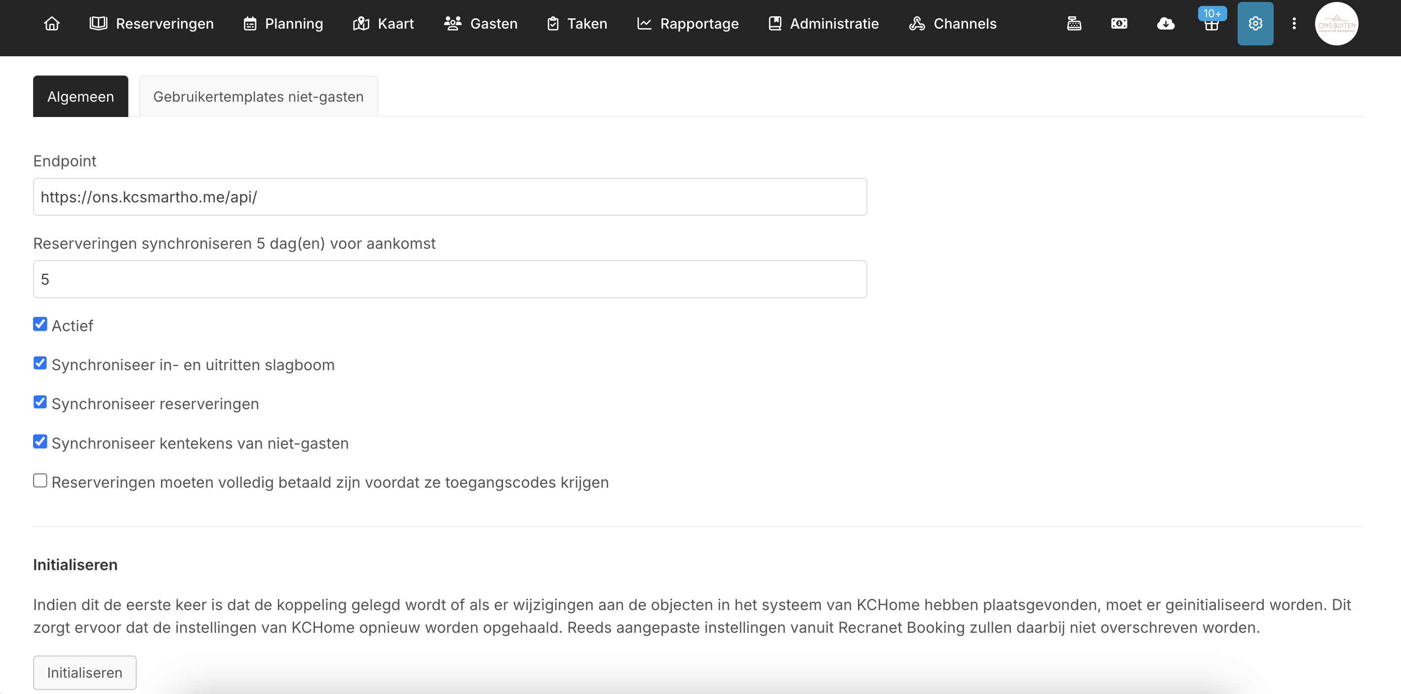 Toegangsbeheer Koole Controls koppelen aan online reserveringssysteem .png